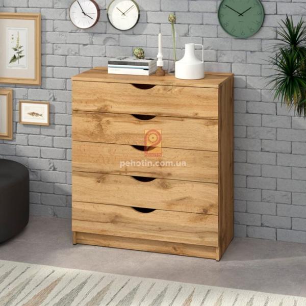 Comodă Pehotin К-5 eco 90 x 80 x 38/ PAL/ Stejar Sonoma photo 2