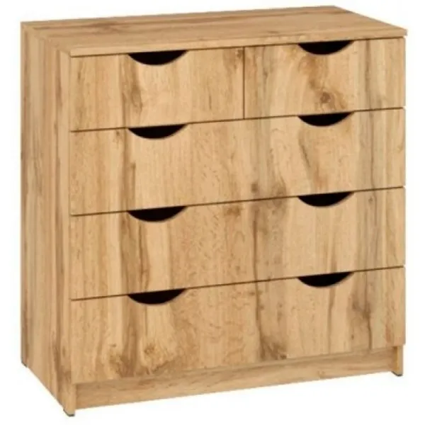 Comodă Pehotin К-3+2 eco 80 x 80 x 43/ PAL/ Stejar Taho photo 1