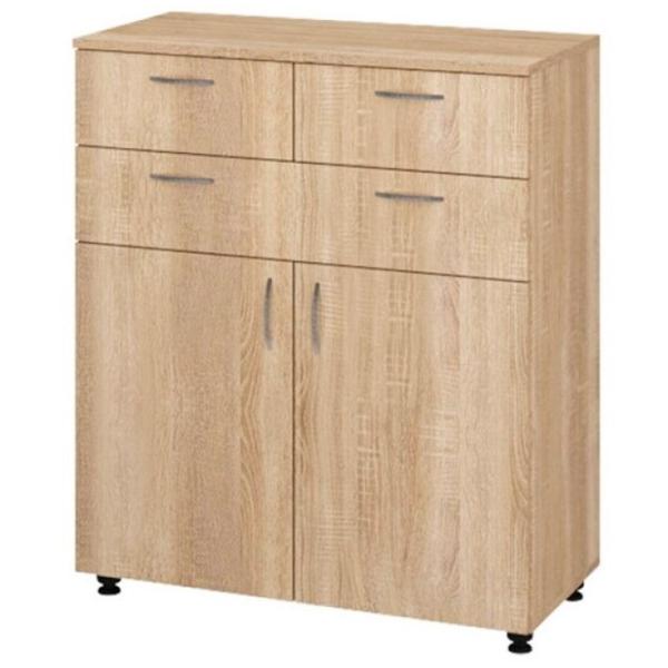 Комод Pehotin К-3+2 94 x 80 x 38см/ ДСП/ Дуб Сонома photo 1
