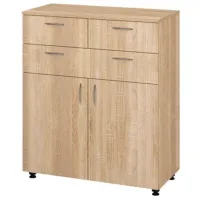 Comodă Pehotin К-3+2 94 x 80 x 38/ PAL/ Stejar Sonoma