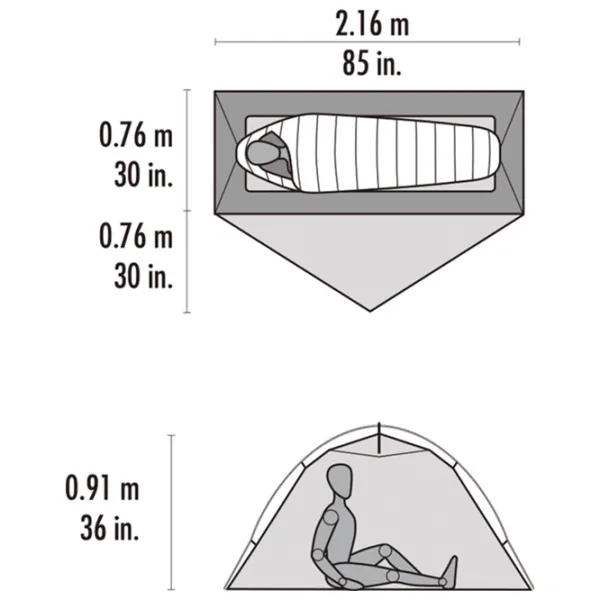 Палатка MSR Hubba NX V6 Gray photo 6