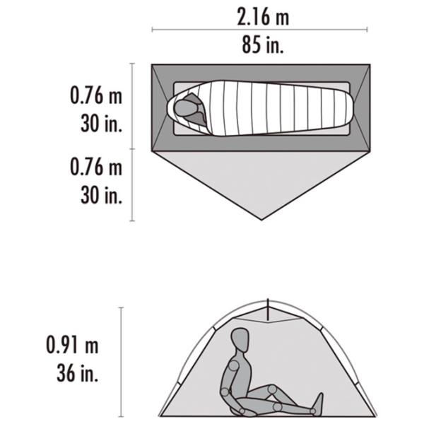 Палатка MSR Hubba NX V6 Gray photo 6