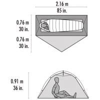 Палатка MSR Hubba NX V6 Gray photo 6