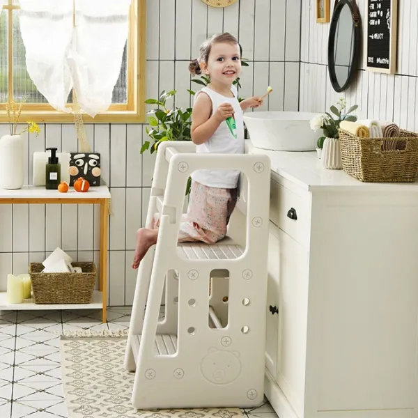 Детский стул Costway HY10011HS 3 года/ White photo 3