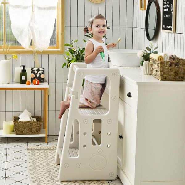 Детский стул Costway HY10011HS 3 года/ White photo 3