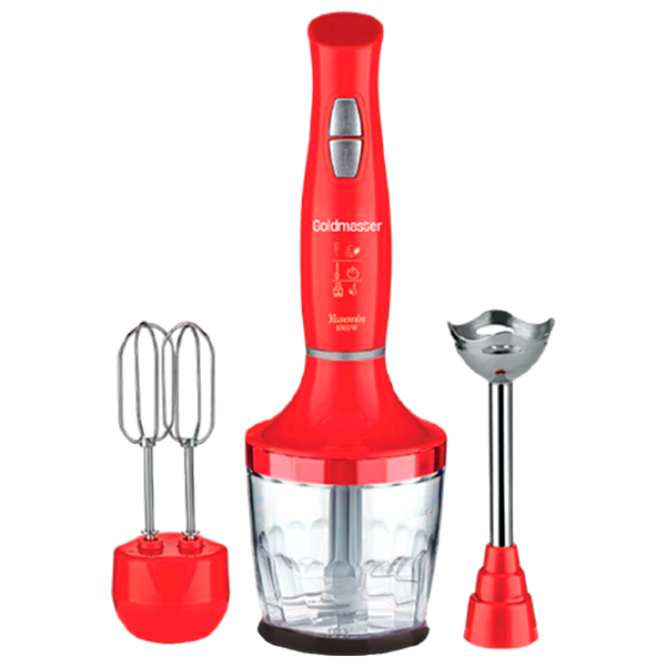 Blender de mână GoldMaster GM 7240 K  1000 W / Red photo 1