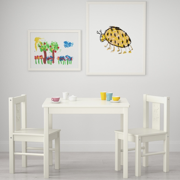 Детский стул Ikea Kritter 7 лет/ White photo 3