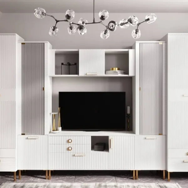 Навесные шкафы ML-Mobila Velvet Nr4 White photo 4