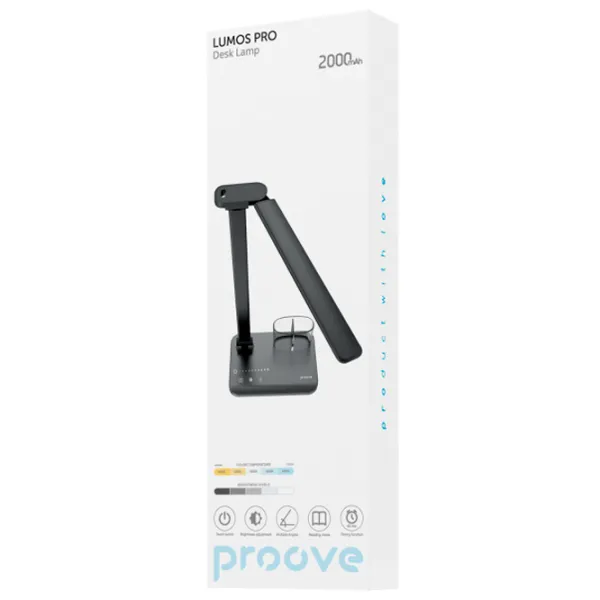 Lampă de masă Proove Lumos Pro Black photo 2