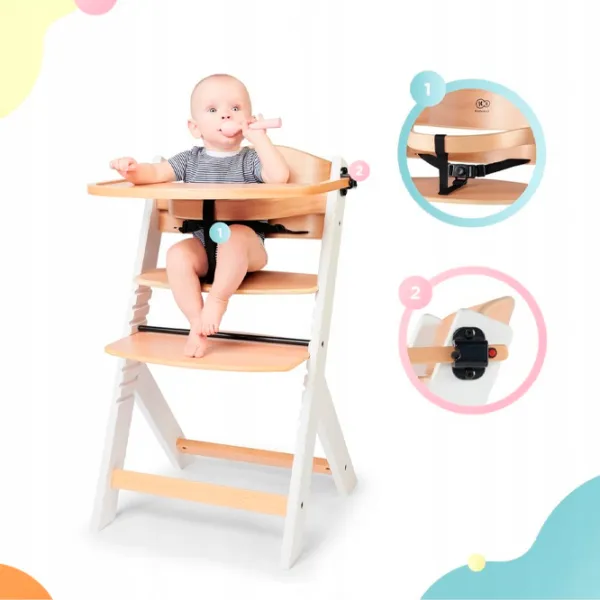 Scaun de masă KinderKraft Enock (KHENOC00BLK0000) 36 luni/ Black photo 10