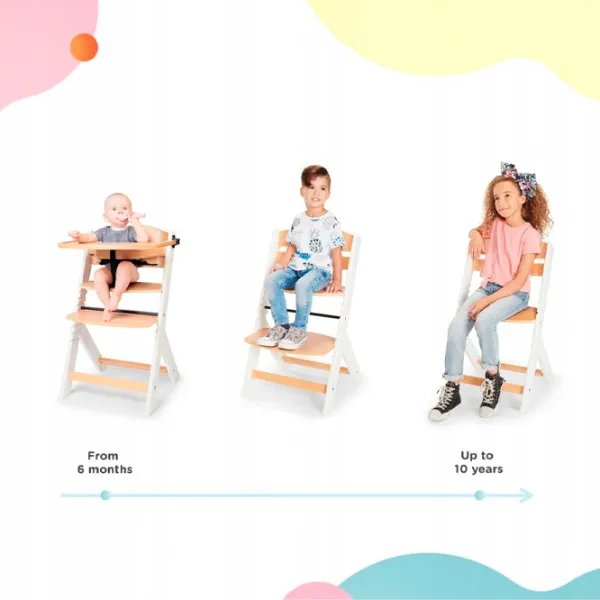 Scaun de masă KinderKraft Enock (KHENOC00BLK0000) 36 luni/ Black photo 11