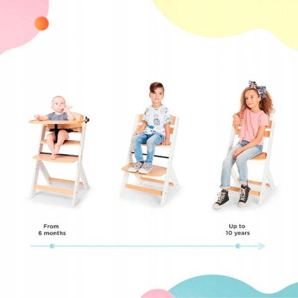 Scaun de masă KinderKraft Enock (KHENOC00BLK0000) 36 luni/ Black photo 11