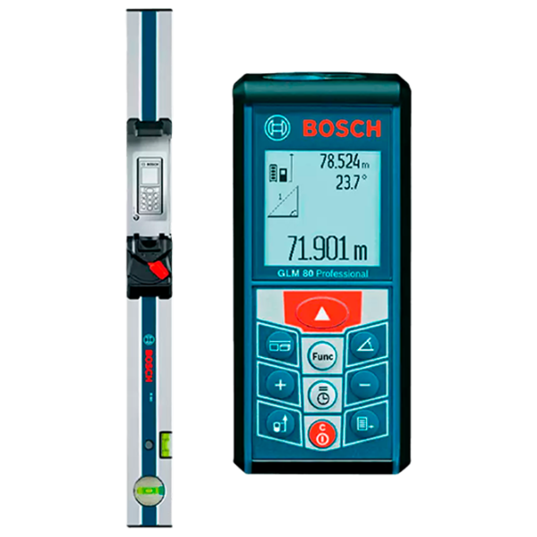 Telemetru Bosch GLM 80 + R 60 Acumulator photo 1