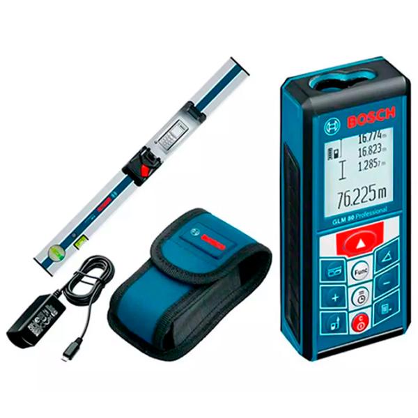 Telemetru Bosch GLM 80 + R 60 Acumulator photo 2
