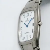 Ceas de mână Unisex Edox 27005 3B BRBU Cuarț/ 28 mm photo 2
