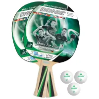 Set de palete Donic-Schildkrot Top Team 400 Pentru tenis de masă/ Alungit/ Lemn
