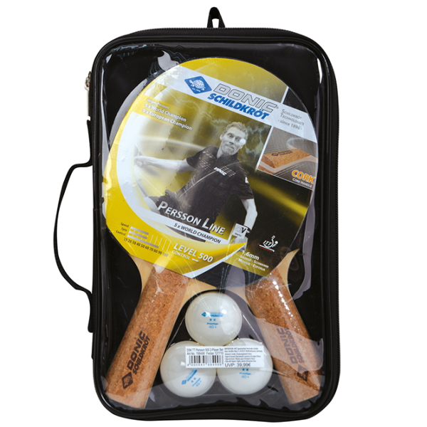 Set de palete Donic-Schildkrot Persson 500 Pentru tenis de masă/ Alungit/ Lemn photo 1 Set de palete Donic-Schildkrot Persson 500 Pentru tenis de masă/ Alungit/ Lemn photo 1