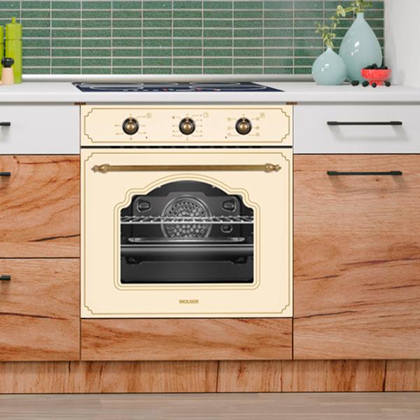 Духовой шкаф Wolser WL-F 66 Rustic / Слоновая кость photo 4