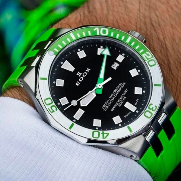 Ceas de mână pentru bărbați Edox 53015 3VCA NIN Cuarț/ 43 mm photo 4 Ceas de mână pentru bărbați Edox 53015 3VCA NIN Cuarț/ 43 mm photo 4