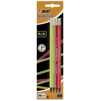 Карандаши BIC FLUO Evolution Простой/ 1 photo 2