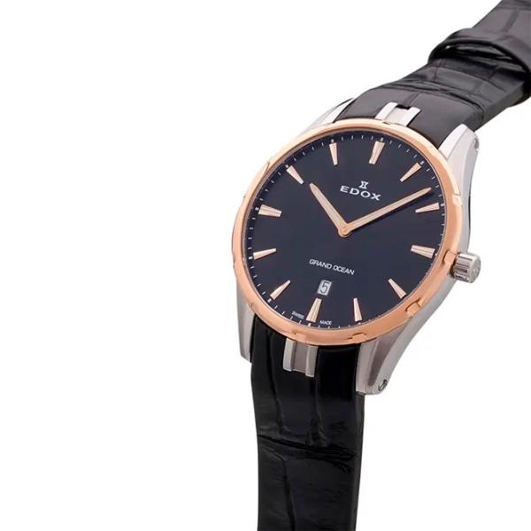 Ceas de mână pentru bărbați Edox 56002 357RC NIR Cuarț/ 41 mm photo 2 Ceas de mână pentru bărbați Edox 56002 357RC NIR Cuarț/ 41 mm photo 2