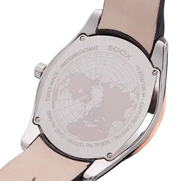 Ceas de mână pentru bărbați Edox 56002 357RC NIR Cuarț/ 41 mm photo 3 Ceas de mână pentru bărbați Edox 56002 357RC NIR Cuarț/ 41 mm photo 3