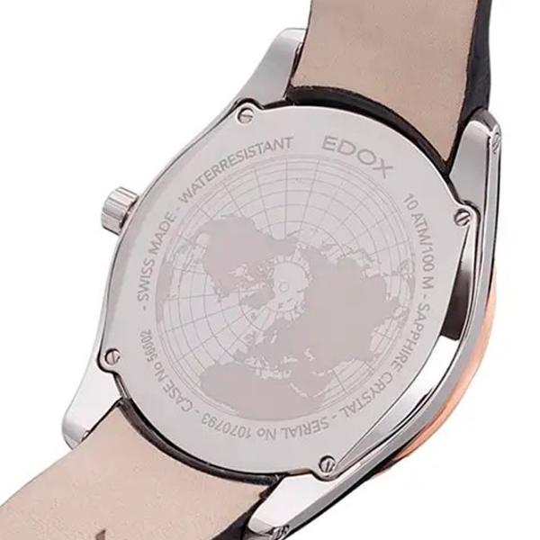 Ceas de mână pentru bărbați Edox 56002 357RC NIR Cuarț/ 41 mm photo 3 Ceas de mână pentru bărbați Edox 56002 357RC NIR Cuarț/ 41 mm photo 3