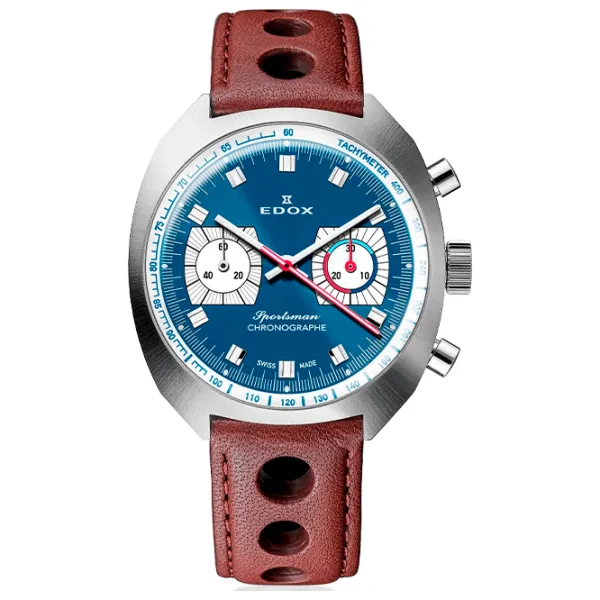 Ceas de mână pentru bărbați Edox 08202 3BU BUIN Mecanic/ 41 mm photo 2 Ceas de mână pentru bărbați Edox 08202 3BU BUIN Mecanic/ 41 mm photo 2