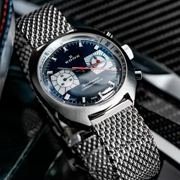 Ceas de mână pentru bărbați Edox 08202 3BU BUIN Mecanic/ 41 mm photo 3 Ceas de mână pentru bărbați Edox 08202 3BU BUIN Mecanic/ 41 mm photo 3