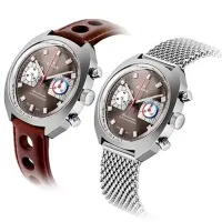 Ceas de mână pentru bărbați Edox 08202 3G GIN Mecanic/ 41 mm photo 2