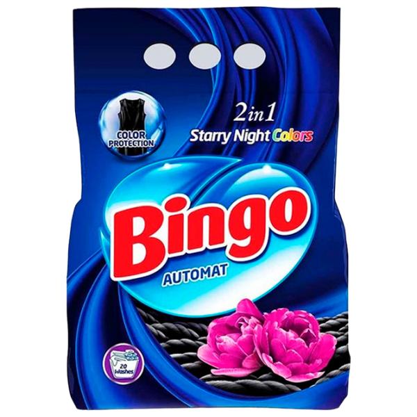 Моющее средство Bingo Starry Night 2 кг  Количество стирок: 20 photo 1 Моющее средство Bingo Starry Night 2 кг  Количество стирок: 20 photo 1