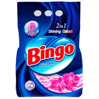 Моющее средство Bingo Shining colors 2 кг  Количество стирок: 20
