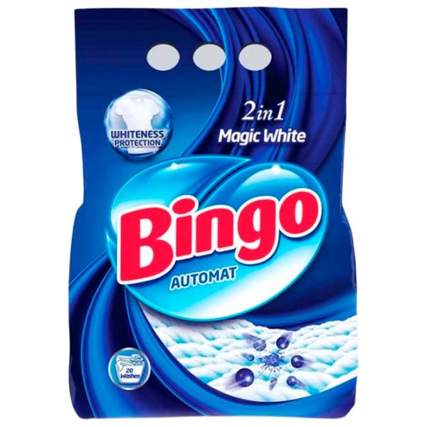 Detergent Bingo Magic White 2 kg  Număr spălări: 20 photo 1 Detergent Bingo Magic White 2 kg  Număr spălări: 20 photo 1