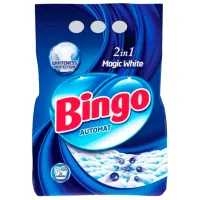 Моющее средство Bingo Magic White 2 кг  Количество стирок: 20
