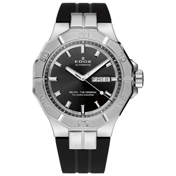 Ceas de mână pentru bărbați Edox 88008 3CA NIN Mecanic/ 43 mm photo 1