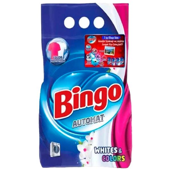 Моющее средство Bingo White & Colors 9 кг  Количество стирок: 90 photo 1 Моющее средство Bingo White & Colors 9 кг  Количество стирок: 90 photo 1