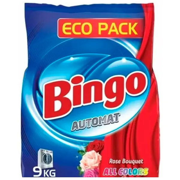Моющее средство Bingo All Colors Rose 9 кг  Количество стирок: 90 photo 1 Моющее средство Bingo All Colors Rose 9 кг  Количество стирок: 90 photo 1