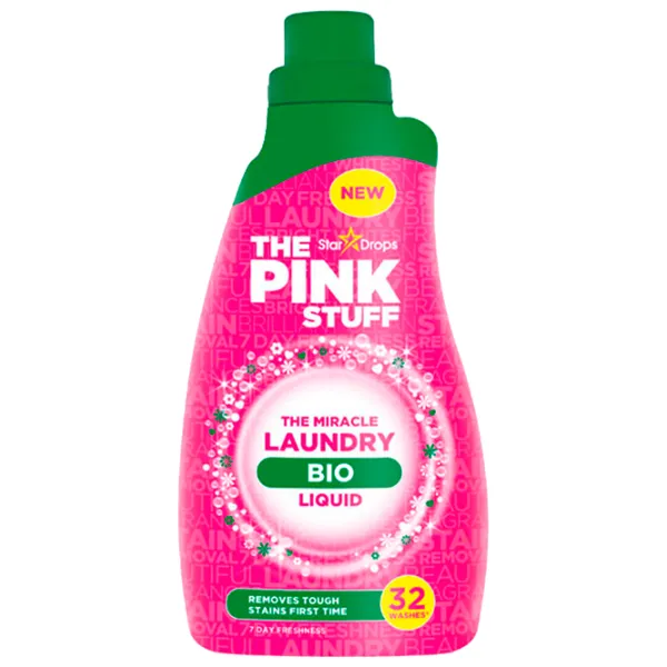Гель для стирки The Pink Stuff Bio 0.96л Количество стирок: 32 photo 1