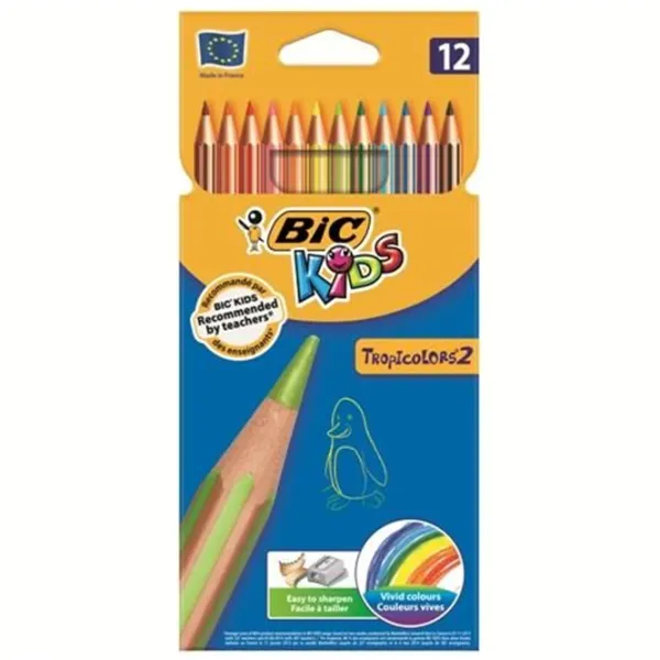 Creioane BIC 35128 Colorate/ 12 photo 1