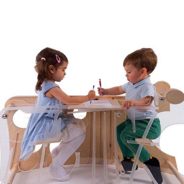 Complex de joacă Leea Toys Montessori 8 luni / Beige photo 2 Complex de joacă Leea Toys Montessori 8 luni / Beige photo 2