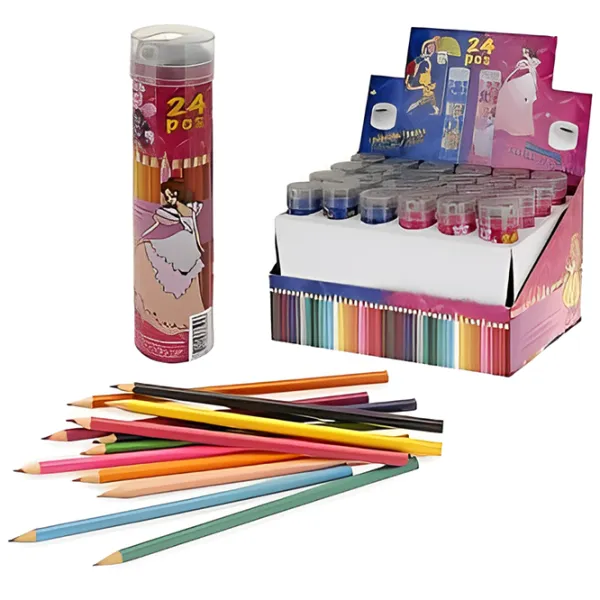 Creioane Free&Easy 11858 Colorate/ 24 photo 1