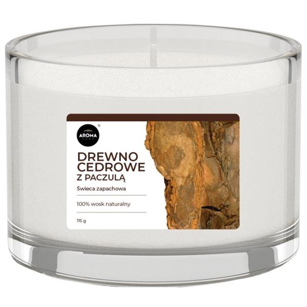 Lumânare Aroma Home 119639 Cedar Wood with Patchouli/ Ceară photo 1