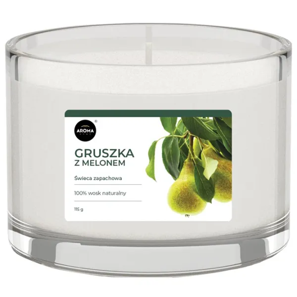 Lumânare Aroma Home 119638 Pear with Melon/ Ceară photo 1