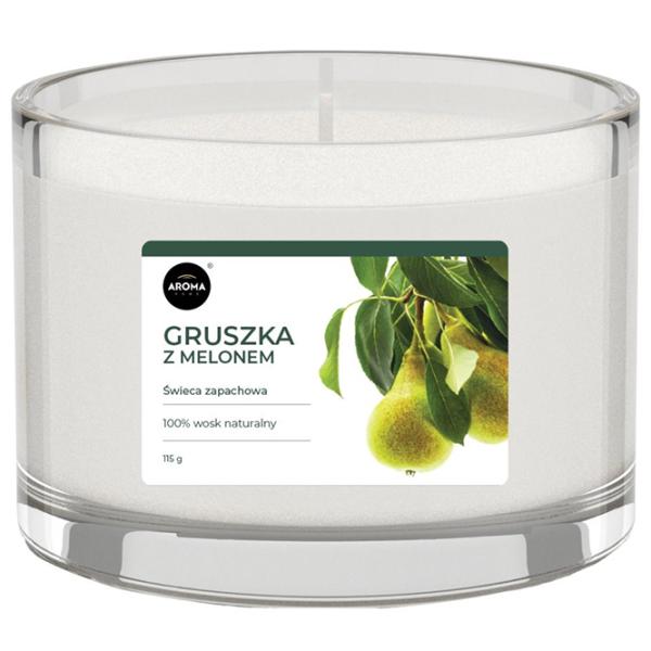 Lumânare Aroma Home 119638 Pear with Melon/ Ceară photo 1