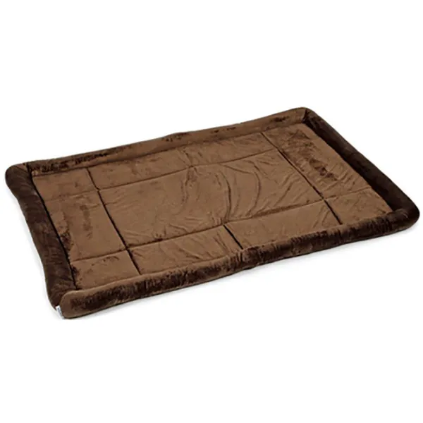 Кровать для собаки Beeztees Rest Bed Бархат/ Brown photo 1