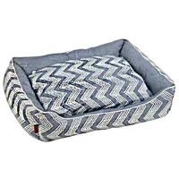 Кровать для собаки Beeztees ZigZag Хлопок/ Blue