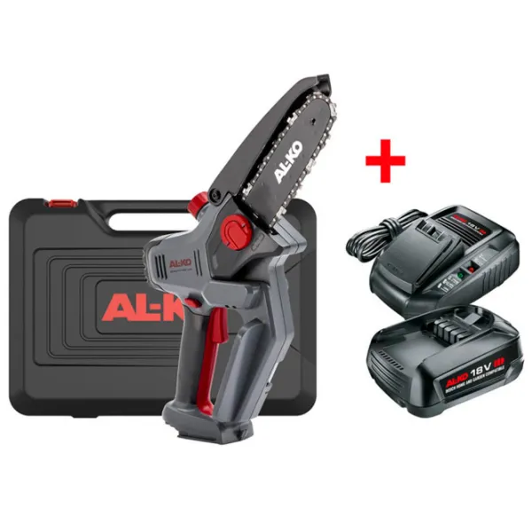 Fierăstrău cu lanţ AL-KO miniCSM1815BoFlex cu acumulator/ Gray photo 2