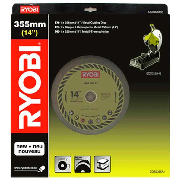 Круг отрезной Ryobi COSB355A1  photo 2 Круг отрезной Ryobi COSB355A1  photo 2