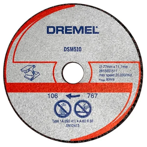Круг отрезной Dremel 2615S510JA  photo 1