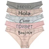 Трусики для женщин Donella 21913YS S/ Разноцветный/ Cлипы